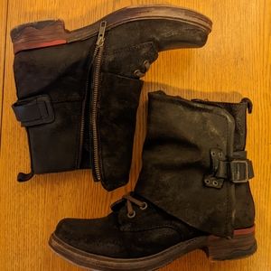 Zigi Girl Boots GENOVA Black Suede size 7